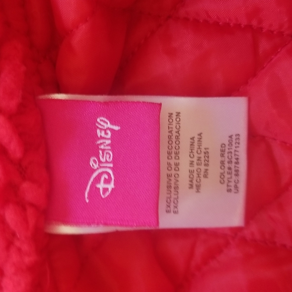5/6 red Minnie Mouse lightweight jacket. - Picture 3 of 8
